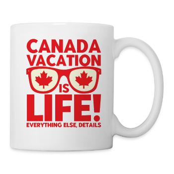 Cadeau des Fêtes de Racines canadiennes Canada - Mug blanc - blanc - Droite