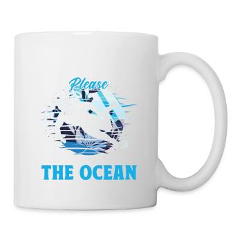 Sporttauchen Geschenk Unterwasser Sporttaucher - Tasse - Weiß - Rechts