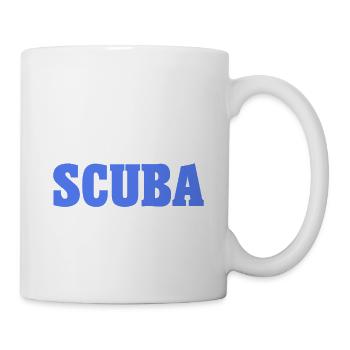 Sporttauchen Geschenk Unterwasser Sporttaucher - Tasse - Weiß - Rechts