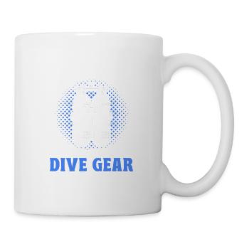 Sporttauchen Geschenk Unterwasser Sporttaucher - Tasse - Weiß - Rechts