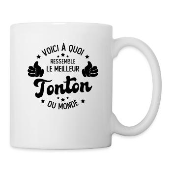 Voici à Quoi Ressemble le Meilleur Tonton du Monde - Mug blanc - blanc - Droite