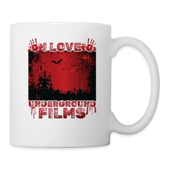 Film underground, Cinéma indépendant, Horreur - Mug blanc - blanc - Droite