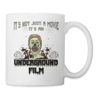 Underground Film, Independent Cinema, Horror - Tasse - Weiß - Rechts