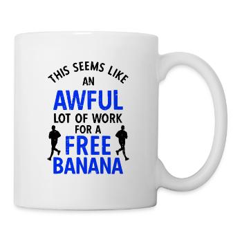 Läufer Joggen - Tasse - Weiß - Rechts