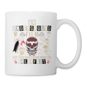 Film underground, Cinéma indépendant, Horreur - Mug blanc - blanc - Droite