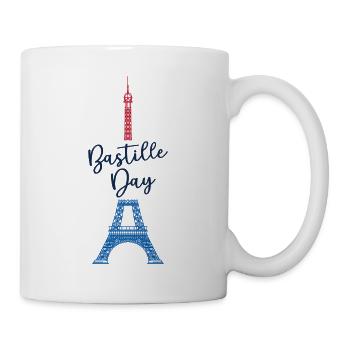 Tour Eiffel Jour Paris Souvenir Amour France - Mug blanc - blanc - Droite