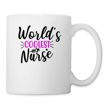 Worlds Coolest Nurse - Mug - white - Right
