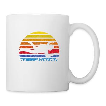 Drôles d’amateurs de parachutisme Skychute - Mug blanc - blanc - Droite