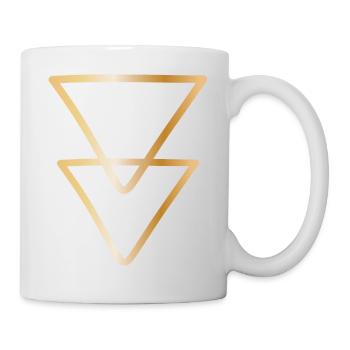 Rune Symbol Geschenk Ornament ethnisch Spirit Art - Tasse - Weiß - Rechts