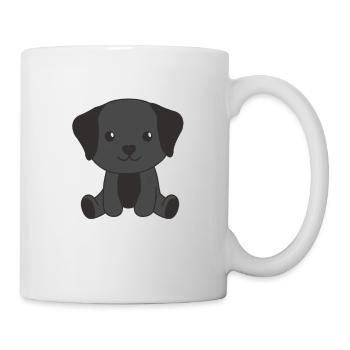 Labrador chiens mignons drôle Labrador - Mug blanc - blanc - Droite