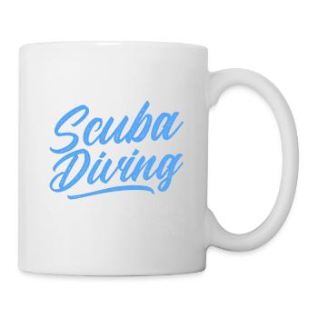 Sporttauchen Geschenk Unterwasser Sporttaucher - Tasse - Weiß - Rechts