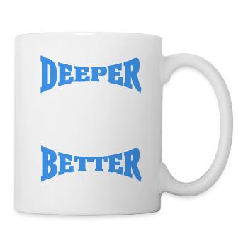 Sporttauchen Geschenk Unterwasser Sporttaucher - Tasse - Weiß - Rechts