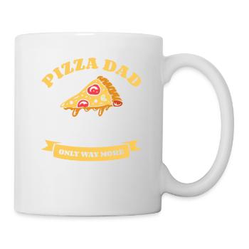 Pizza Dad Like A Regular Dad Only Way More Cheesy - Mug - white - Right