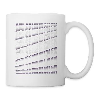 Gelsenkirchen Allemagne City Font Skyline - Mug blanc - blanc - Droite