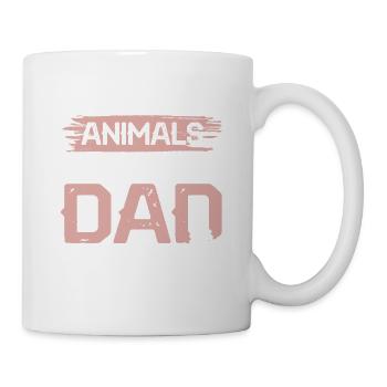 Animal rights activist dad - Mug - white - Right