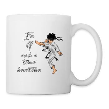 Ich bin 9 - Jungen Karate - Tasse - Weiß - Rechts