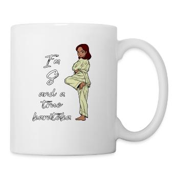 I'm 8 - Girl Karate - Mug - white - Right