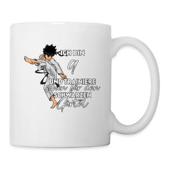 Ich bin 9 - Jungen Karate - Tasse - Weiß - Rechts