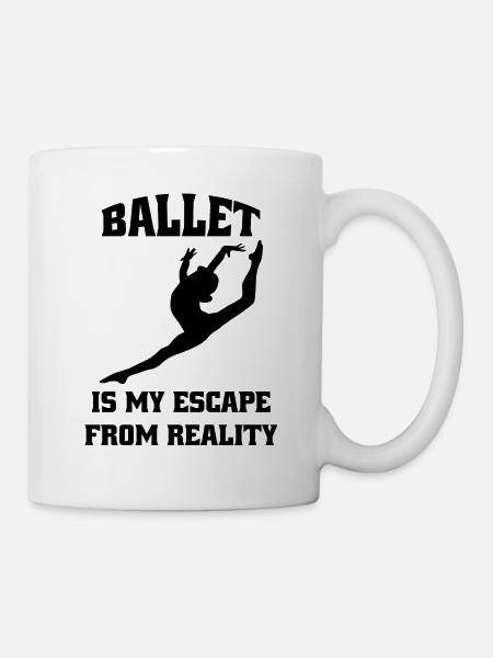 Ballet Dancer Gift Ballerina Dance Class Dance - Mug blanc - blanc