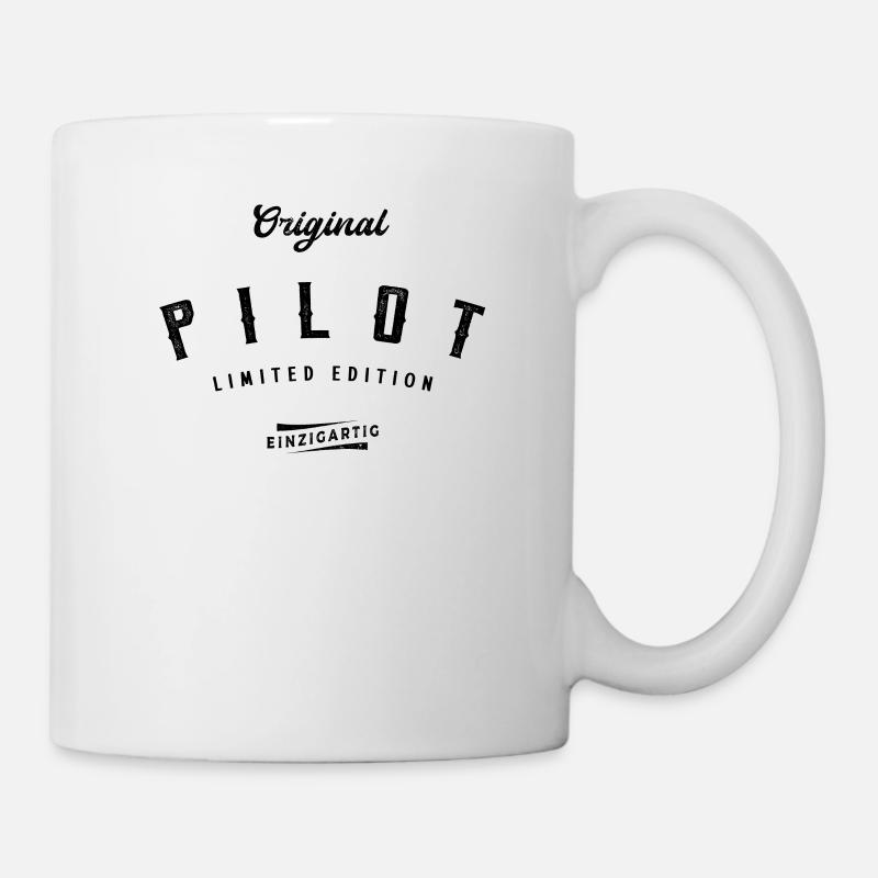 Pilot Limited Edition Lustiges Piloten - Tasse - Weiß