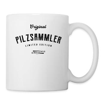 Pilzsammler Limited Edition Pilze Lustiges Pilz - Tasse - Weiß - Rechts
