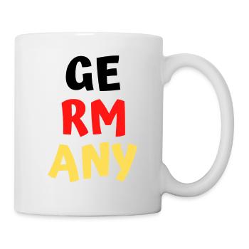 Deutschland Germany - Tasse - Weiß - Rechts