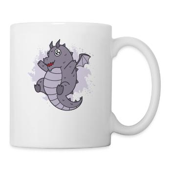 Dragon Kawaii mignon animal fantastique - Mug blanc - blanc - Droite