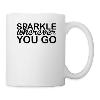 Sparkle wherever you go Unicorn - Mug - white - Right