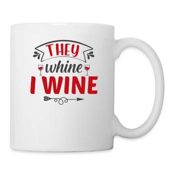 Sie Weinen Ich Wein - Tasse - Weiß - Rechts
