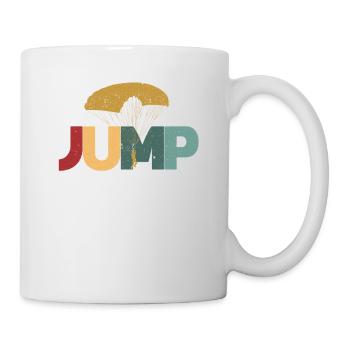 Jump Skydiving Love Base Jumping Fall - Mug - white - Right