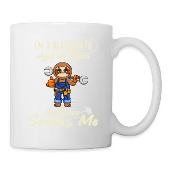 Je suis un forgeron et une maman rien ne me fait peur - Mug blanc - blanc - Droite