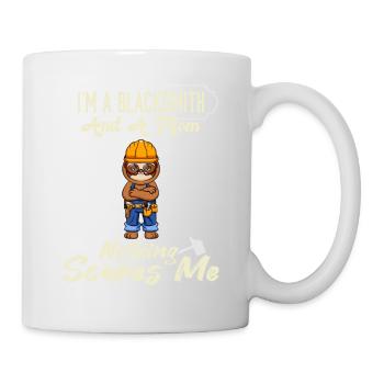 Je suis un forgeron et une maman rien ne me fait peur - Mug blanc - blanc - Droite