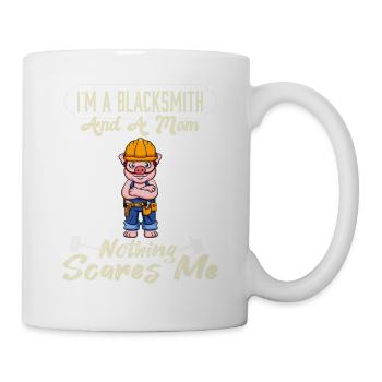 Je suis un forgeron et une maman rien ne me fait peur - Mug blanc - blanc - Droite