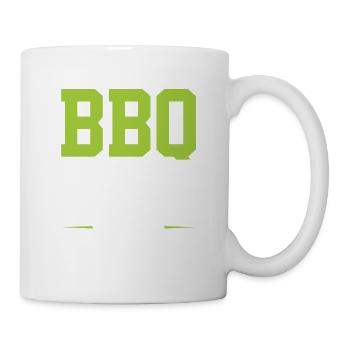 Équipe de barbecue - Mug blanc - blanc - Droite