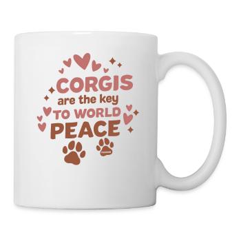 Corgi Key to World Freedom - Mug - white - Right