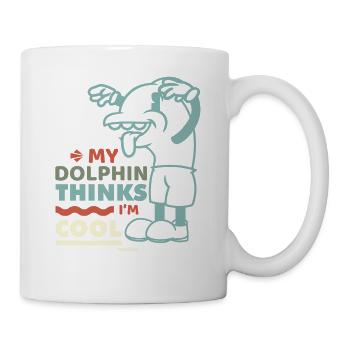Delfin - Tasse - Weiß - Rechts