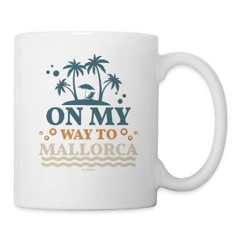 am on my way to Mallorca - Mug - white - Right