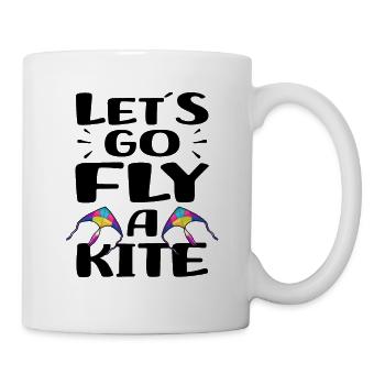 Flying kites - Mug - white - Right