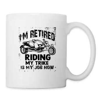 Idées cadeaux Triker | Trike Moto à trois roues - Mug blanc - blanc - Droite