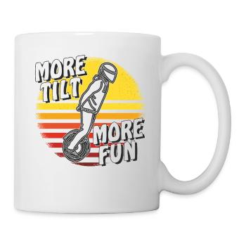 MANN EINRAD MORE TILT MORE FUN - Tasse - Weiß - Rechts