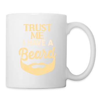 Trust Me I Have A Beard Retro Vintage Funny - Mug - white - Right