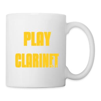 If I Couldn't Play My Clarinet Life Would Bb Flat - Mug - white - Right