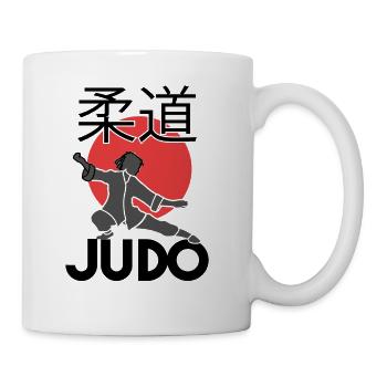 Judo. Judo-Geschenk. Judo Jiu Jitsu. Kampfsport - Tasse - Weiß - Rechts