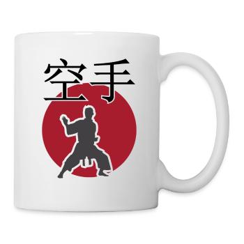 Karate. Kampfsport. Geschenkidee. Japan - Tasse - Weiß - Rechts