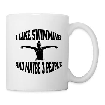 Swimmer Swimming Club Woman Swimmer - Mug - white - Right