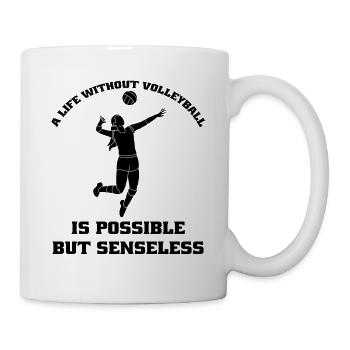 Volleyball de plage Volleyball Volleyball Cadeau de joueur de volleyball - Mug blanc - blanc - Droite