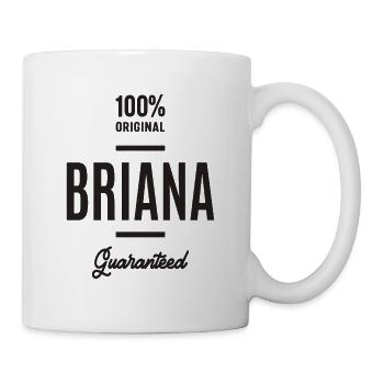 Briana Nom personnalisé - Mug blanc - blanc - Droite