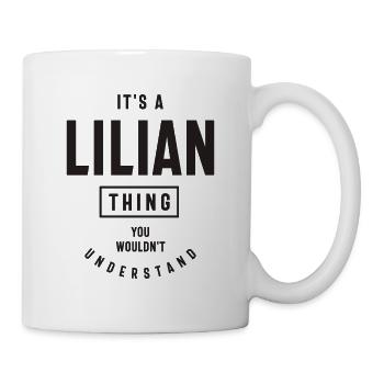 Lilian Nom personnalisé - Mug blanc - blanc - Droite