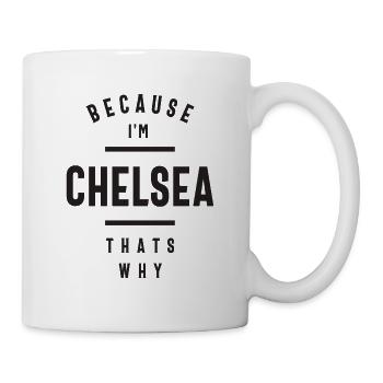 Nom personnalisé Chelsea - Mug blanc - blanc - Droite
