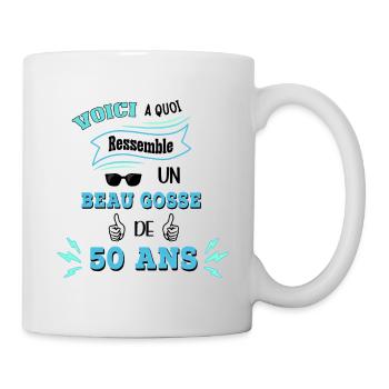 Idée De Cadeau Drôle Pour Les Beaux Gosses - Mug blanc - blanc - Droite